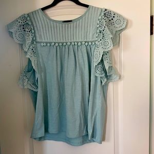 J Crew mint top